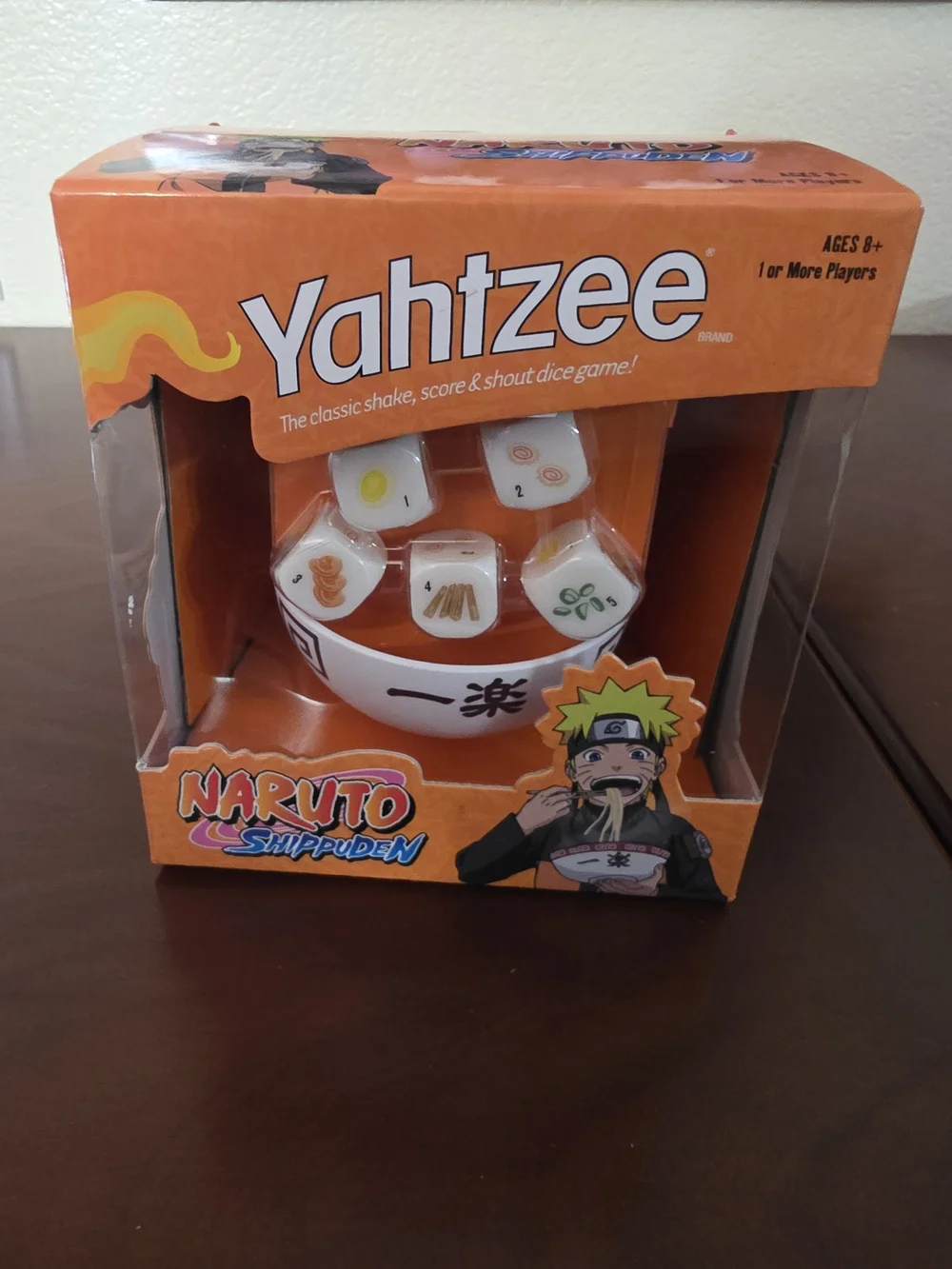 Naruto Shippuden Edition Yahtzee Dice Game - Orange